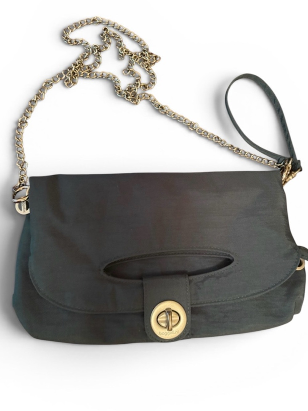 Baggallini Nylon Wristlet Crossbody Bag green